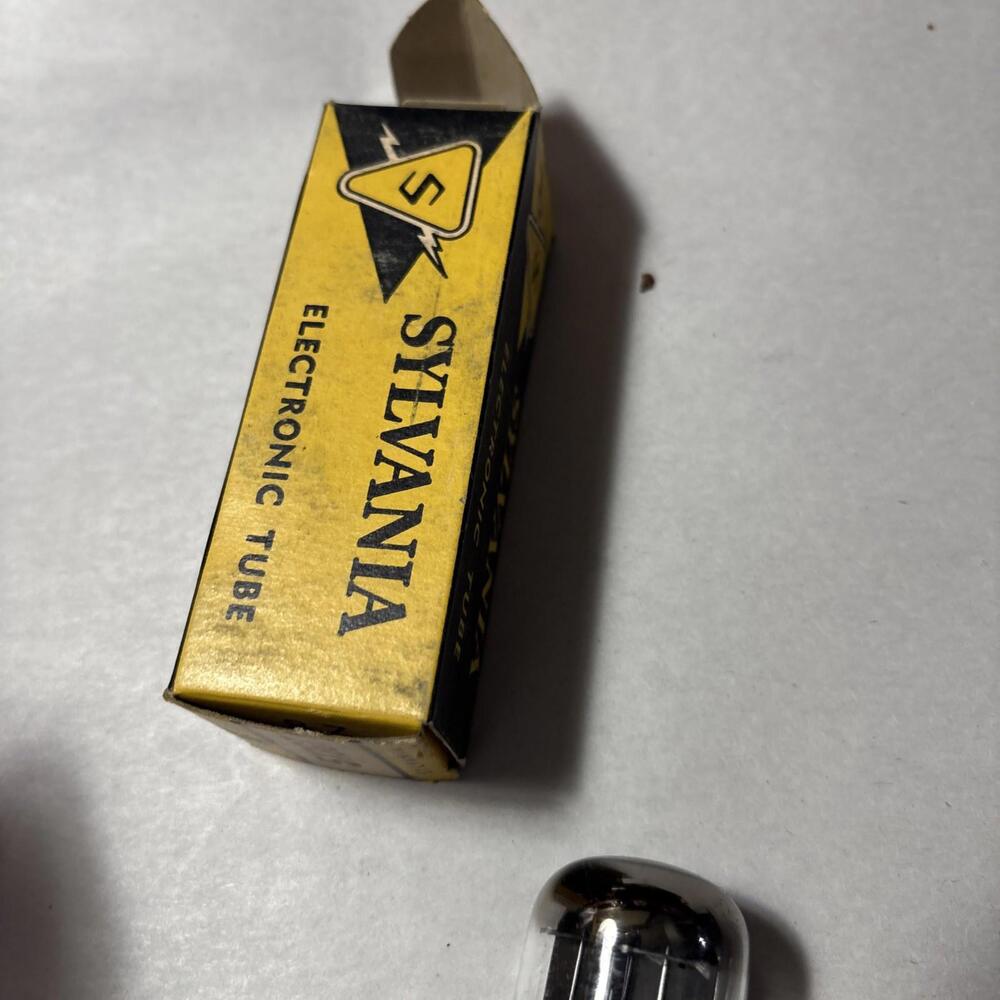 Sylvania 5Y3GT NOS NIB With Original Box Black Plates Serious Tube Tested - Picture 3 of 5
